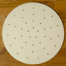 Beasea 300pcs Air Fryer Parchment Paper Unbleached Air Fryer Liners Square Perforated Parchment Paper Bamboo Steamer Papers for Air Fryer and Steaming Basket Air Fryer Filter Paper 8.5 Inch